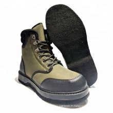 Chaussures de bottes à pataugements de haute qualité pour la pêche